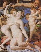 Agnolo Bronzino An Allegory with Venus and Cupid oil painting reproduction